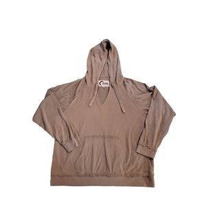 Zyia Gray Lightweight Beach Hoodie, size large